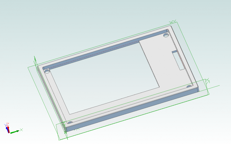 Bezel CAD render