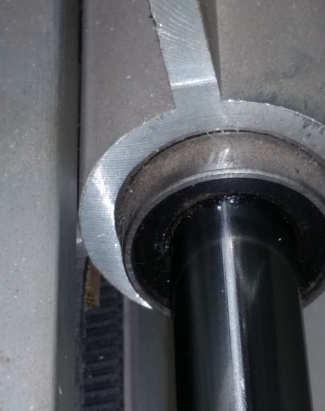 Close up of rail