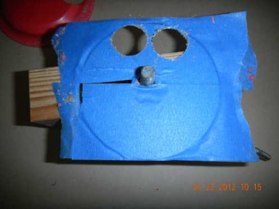 thats the dis covered for damage with tape