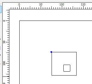 new rectangle, new origin dot